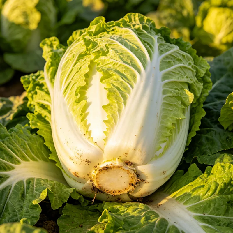 Organiczna świeża okrągła kapusta